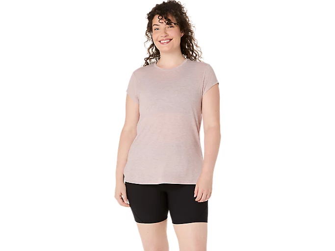 WOMEN'S HEATHER CREWNECK TOP