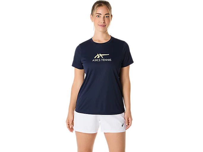 WOMEN'S COURT TENNIS GRAPHIC TEE