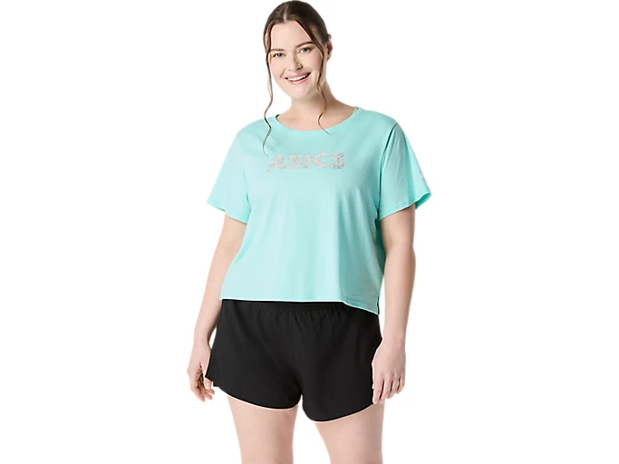 WOMEN'S ASICS DAISY CROP SHORT SLEEVE TOP