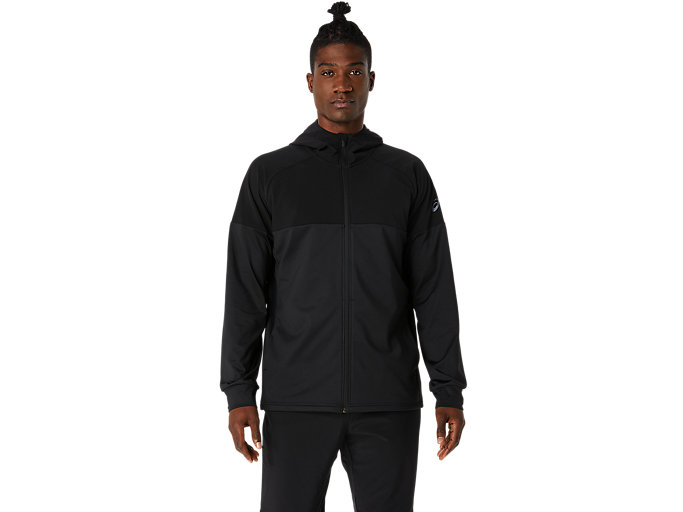 KNIT JERSEY FULL ZIP HOODIE