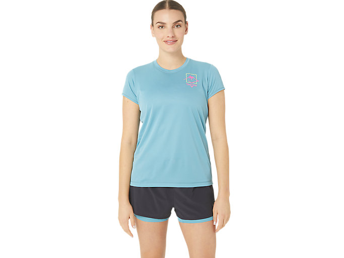 WOMEN'S FUJITRAIL LOGO SHORT SLEEVE TOP