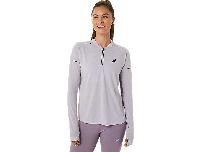 WOMEN'S METARUN 1/2 ZIP LONG SLEEVE TOP